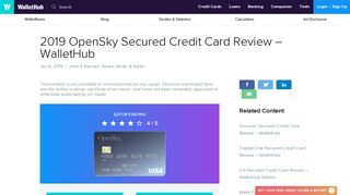 2019 OpenSky Secured Credit Card Review – WalletHub