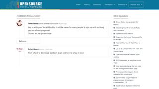 FACEBOOK SOCIAL LOGIN : Open Source Social Network
