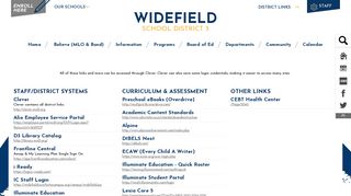 Staff Links / Staff Links - Widefield School District 3
