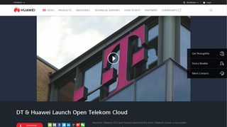 DT & Huawei Join Hands to Launch Open Telekom Cloud — Huawei ...