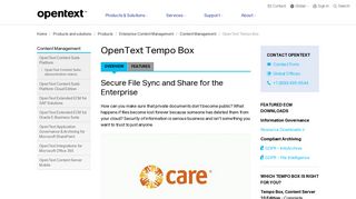 OpenText Tempo Box