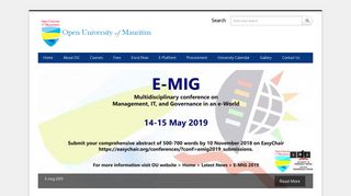 Open University of Mauritius: OU