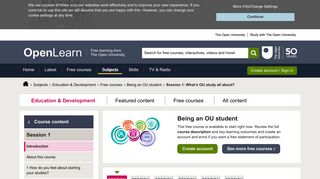 5.1 Your academic email address - The Open University