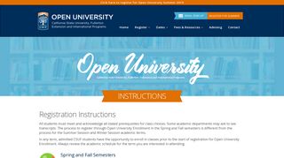 Register - Open University | Cal State Fullerton