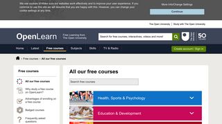 All our free courses - OpenLearn - Open University