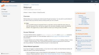 Webmail - Version 78 Documentation - cPanel Documentation