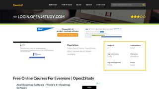 Welcome to Login.open2study.com - Free Online Courses For ...