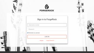Sign in to ForgeRock - ForgeRock Backstage