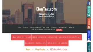 IRIS OpenBooks Login | ElanTax Limited