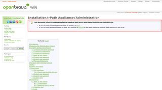 Installation/rPath Appliance/Administration - Openbravo Wiki