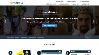 Openbucks® - For Online Gaming Customers