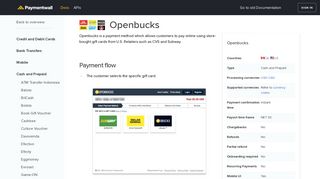 Payment Method - Openbucks - Paymentwall