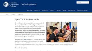 OpenCCC Systemwide ID - CCC Technology Center