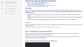 SSO Proxy: Step by Step Demonstration - CCC SSO Federation ... - Jira