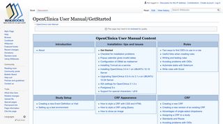 OpenClinica User Manual/GetStarted - Wikibooks, open books for an ...