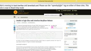 Unable to login Dlux web interface-Beryllium Release - OpenDaylight ...
