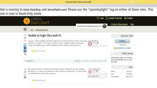 Unable to login Dlux web UI - OpenDaylight Q&A Forum