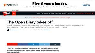 The Open Diary takes off | ZDNet