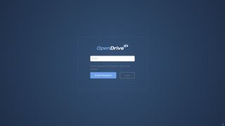 Forgot? - OpenDrive