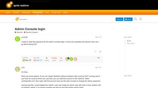 Admin Console login - Openfire Support - Ignite Realtime Community ...