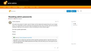 Resetting admin passwords - Openfire Support - Ignite Realtime ...