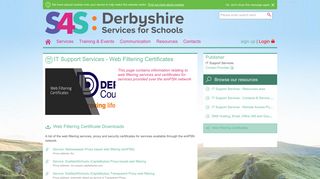 IT Support Services - Web Filtering Certificates | Derbyshire Services ...