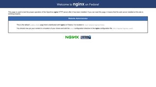 Test Page for the OPENHive Nginx HTTP Server on Fedora