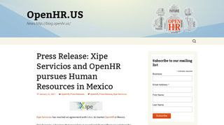OpenHR.US | News http://blog.openhr.us/