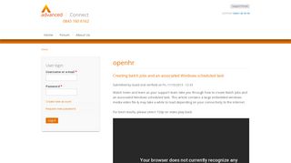 openhr | Advanced Connect