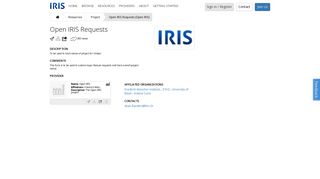 IRIS: Open IRIS Requests