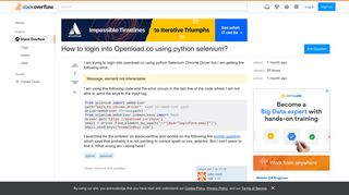 How to login into Openload.co using python selenium? - Stack Overflow