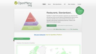 OpenMenu.org: The first standards for the restaurant industry