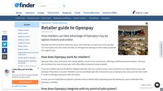 Retailer guide to Openpay - Finder