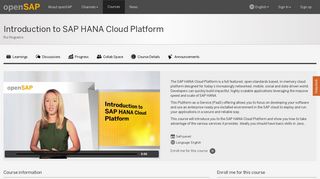 Introduction to SAP HANA Cloud Platform | openSAP