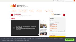 OpenSesame - Association for Talent Development