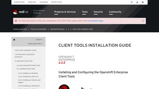 OpenShift Enterprise 2 Client Tools Installation Guide - Red Hat ...