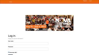 Log in - NoVA Open Web Cart - NOVA Open Store