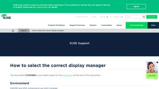 How to select the correct display manager | Support | SUSE