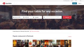OpenTable: Restaurants and Restaurant Reservations