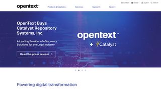 OpenText: Empowering the Intelligent and Connected Enterprise