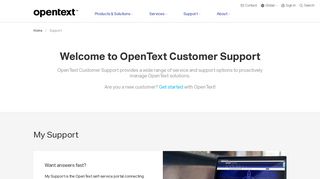 EIM Customer Service, Support and Help | OpenText