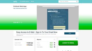 webmail.opentext.com - Outlook Web App - Web Mail Opentext - Sur.ly