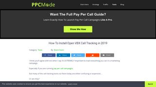 How To Install Open VBX Call Tracking in 2019 | PPCMode