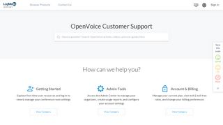 Official OpenVoice Help - LogMeIn Support - LogMeIn, Inc.