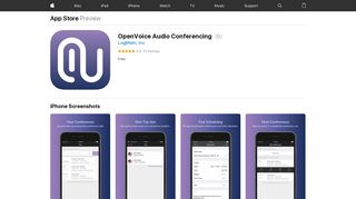 OpenVoice Audio Conferencing on the App Store - iTunes - Apple