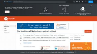 startup - Starting OpenVPN client automatically at boot - Ask Ubuntu