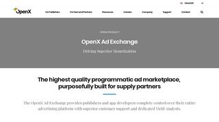 OpenX Ad Exchange for Publishers & Advertisers | OpenX