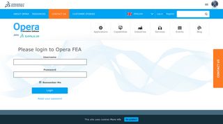Opera Log In - Opera FEA Simulation Software