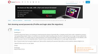 Not showing saved passwords (Profile and login data file migration ...