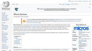 Micros Systems - Wikipedia